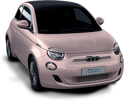 Fiat 500 facing right