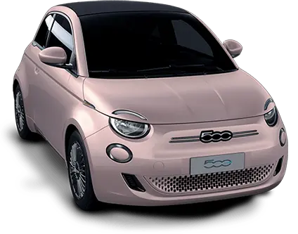 Fiat 500 facing right